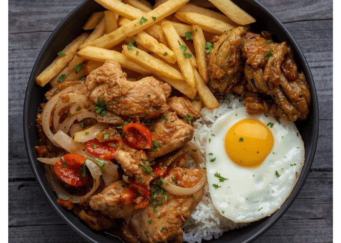 Pollo Saltado a lo pobre